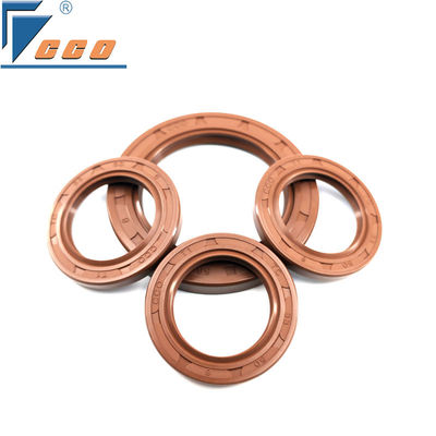 주문 스켈레톤 금속 수압 기름 밀봉 갈색 FKM 고무 밀봉 착용 저항 online manufacture