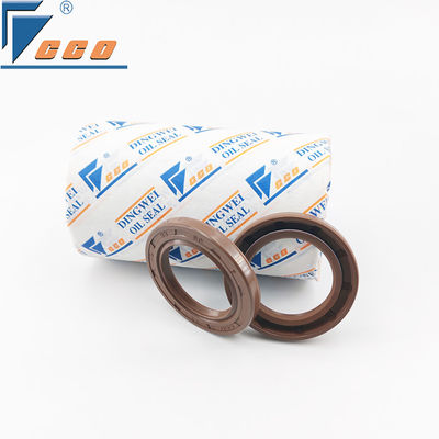 주문 FKM TC 타입 오일 씰 온도 최대 250°C 브라운색 더블 립 오일 씰 (변속기용) online manufacture